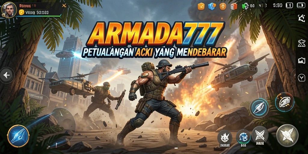 Tampilan tindakan menggembirakan dalam ARMADA777 yang memikat dan mendebarkan.
