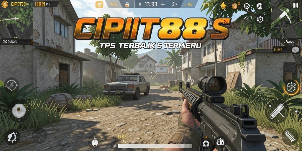 Tangkapan layar dari gameplay seru CIPIT88 dalam aksi TPS.