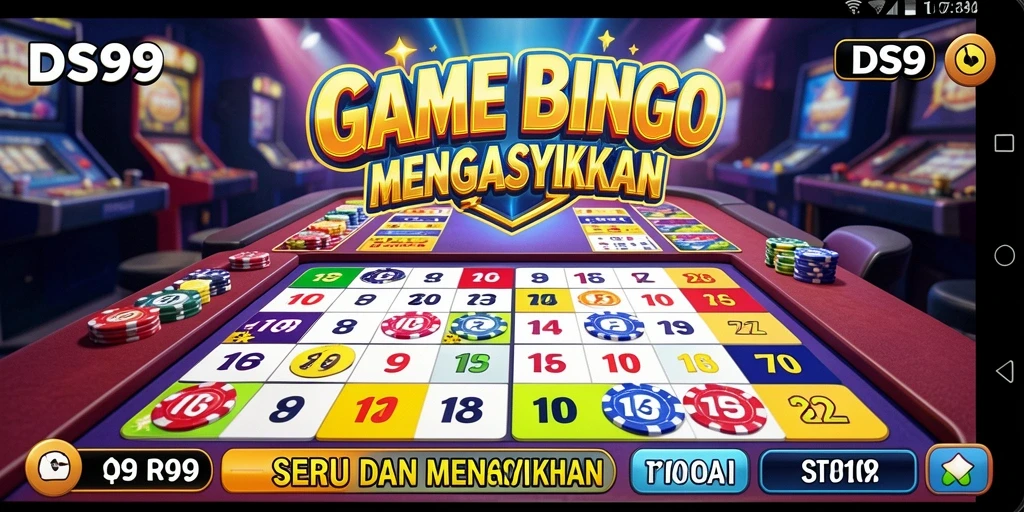 Screenshot gameplay DS99 yang menunjukkan keseruan permainan Bingo.