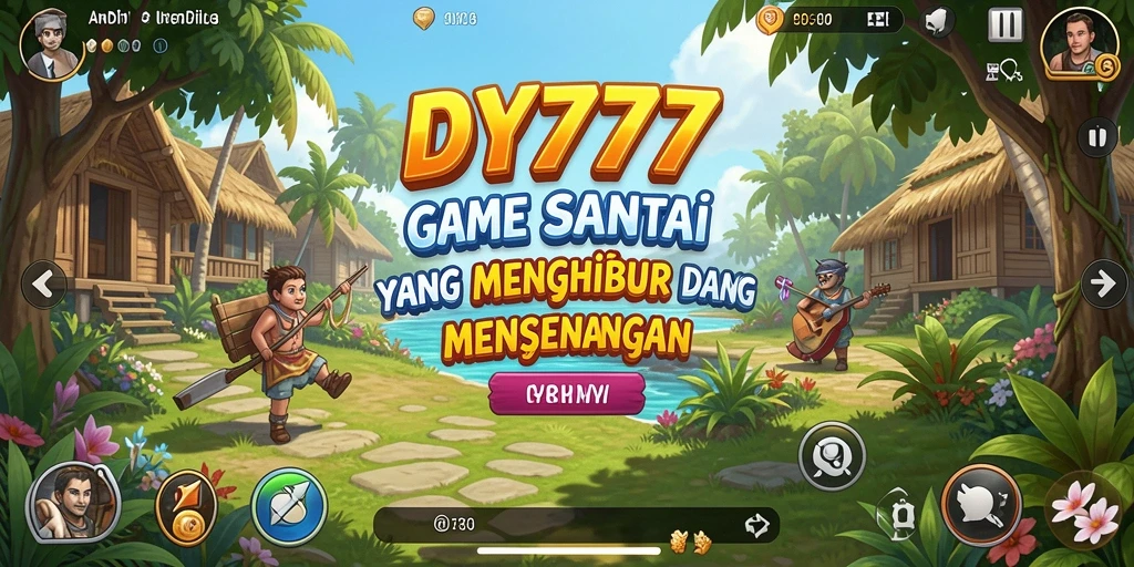 Tampilan gameplay DY777 yang penuh warna dan menyenangkan.