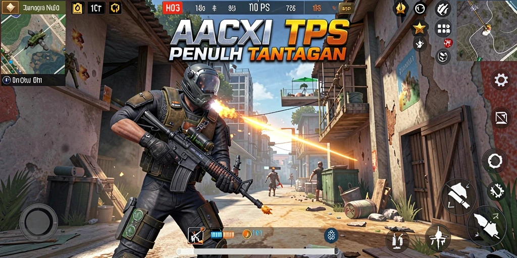 Tampilan percikan aksi dalam gameplay H03 yang mendebarkan.