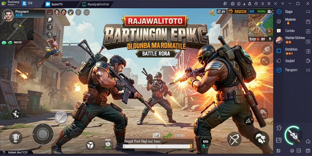Gameplay seru dengan pertarungan intens di RAJAWALITOTO.